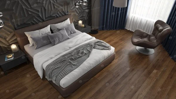 Кварц-виниловая плитка Alpine Floor Premium XL Дуб Шоколадный ЕСО 7-18, 8 мм. 43 класс в Кемерово