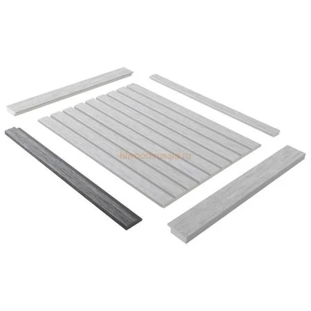 Финишный молдинг LF124A GN68 правый декорированный (42х12х2700мм) в Кемерово