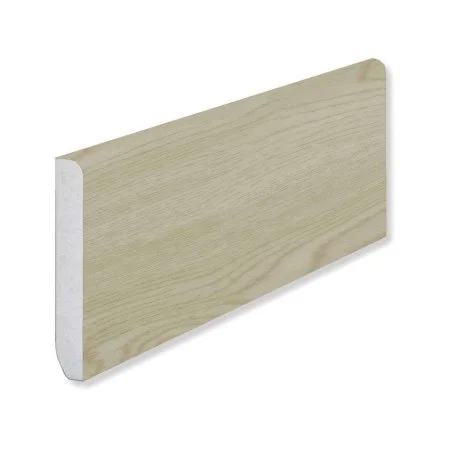 Кварцевый плинтус Fargo 18001-35 Ясень Белый 80х11х2200 мм в Кемерово