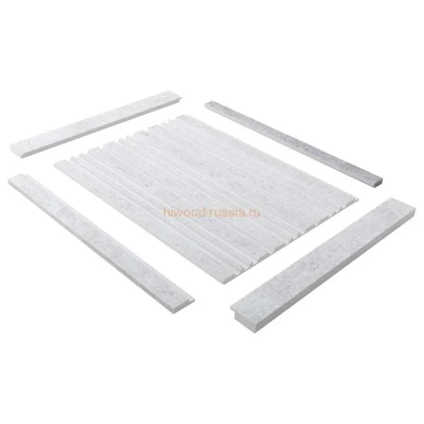 Финишный молдинг LF124B W50 левый декорированный (31х12х2700мм) в Кемерово