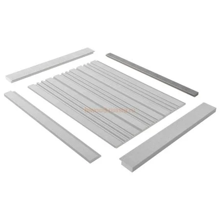 Финишный молдинг LF124B S339S левый декорированный (31х12х2700мм) в Кемерово