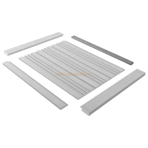 Финишный молдинг LF124B S339S левый декорированный (31х12х2700мм) в Кемерово