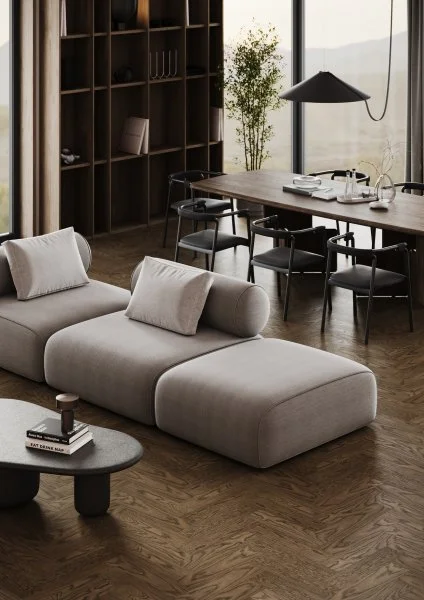 Паркетная доска Quartz Parquet Штучный паркет Дуб Брауни 44-413 в Кемерово