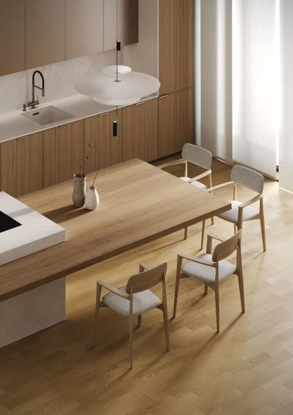 Паркетная доска Quartz Parquet Штучный паркет Дуб Шампань 44-414 в Кемерово