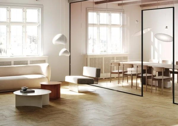 Кварц-виниловая плитка Fargo Herringbone 44-5003-4 Дуб Неаполь в Кемерово