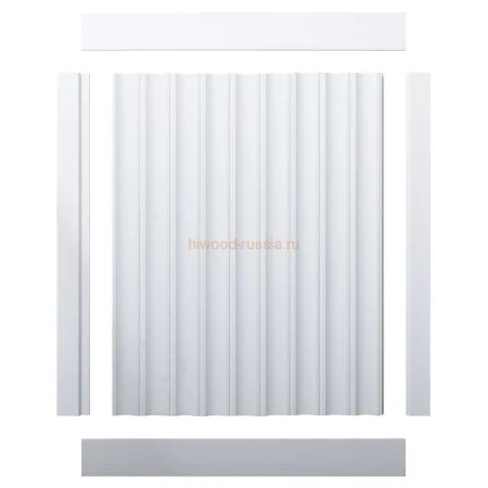 Финишный молдинг LF124A NP правый белый (42х12х2700мм) в Кемерово