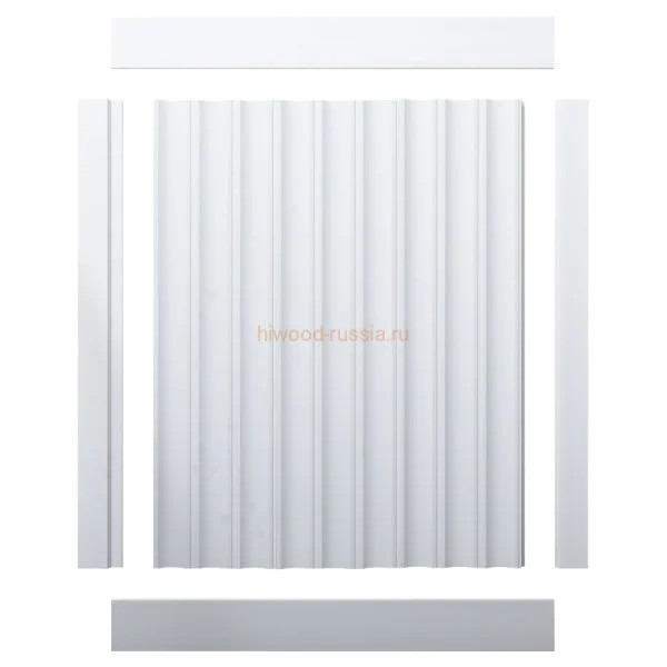 Финишный молдинг LF124A NP правый белый (42х12х2700мм) в Кемерово