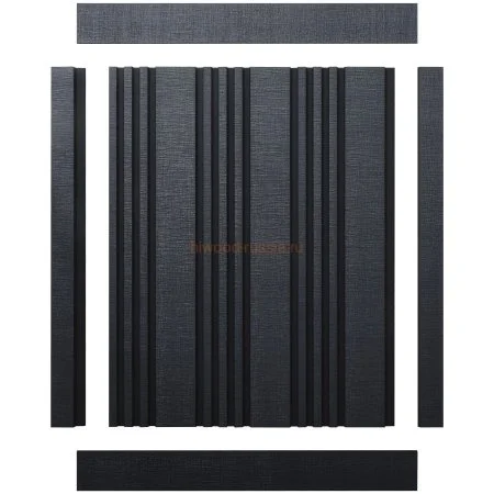 Финишный молдинг LF124B BK114K левый декорированный (31х12х2700мм) в Кемерово