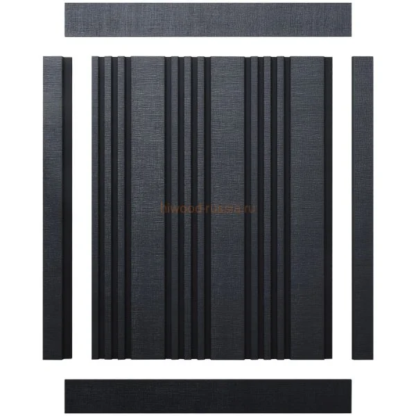 Финишный молдинг LF124B BK114K левый декорированный (31х12х2700мм) в Кемерово