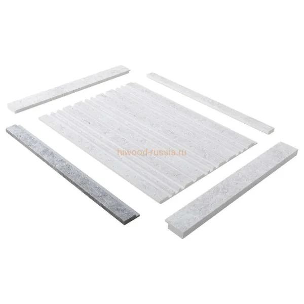 Финишный молдинг LF124A W50 правый декорированный (42х12х2700мм) в Кемерово