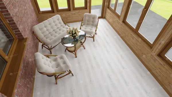 Каменно-полимерная плитка Alpine Floor Classic Дуб Выбеленный ECO 182-8, 4мм 43 класс в Кемерово