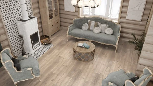 Каменно-полимерная плитка Alpine Floor Real Wood Дуб Натуральный ECO 2-5, 6 мм 43 класс в Кемерово