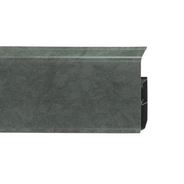 Пластиковый плинтус Royce №340 Мрамор Тёмный (80х24х2200мм) в Кемерово