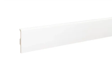 Плинтус дюрополимерный Bonkeel 01 Белый (80х14х2000 мм) в Кемерово