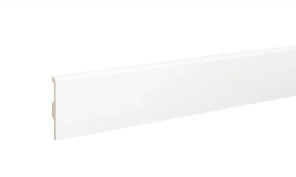Плинтус дюрополимерный Bonkeel 01 Белый (80х14х2000 мм) в Кемерово