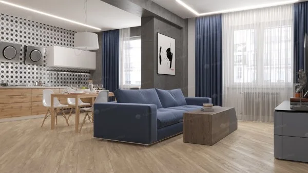 Каменно-полимерная плитка Alpine Floor Sequoia Секвойя Коньячная ECO 6-2, 4мм 43 класс в Кемерово