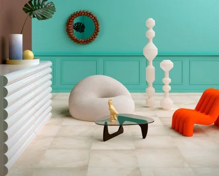 Керамогранит Coliseum Ривьера Уайт 60х60 (Натуральный и Реттифицированный) в Кемерово