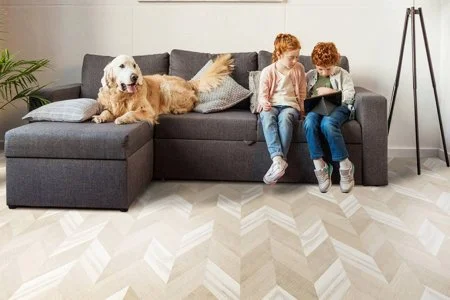 Пробковое покрытие CorkStyle Chevron Creme в Кемерово