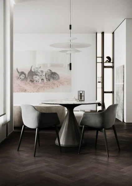 Паркетная доска Quartz Parquet Штучный паркет Дуб Смоляной 44-1258-01 в Кемерово