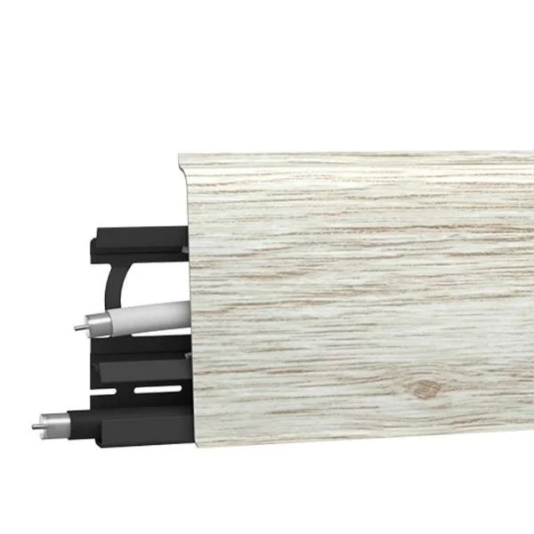 Плинтус пластиковый Arbiton INDO70 135 Дуб Платиновый 2,5 м в Кемерово