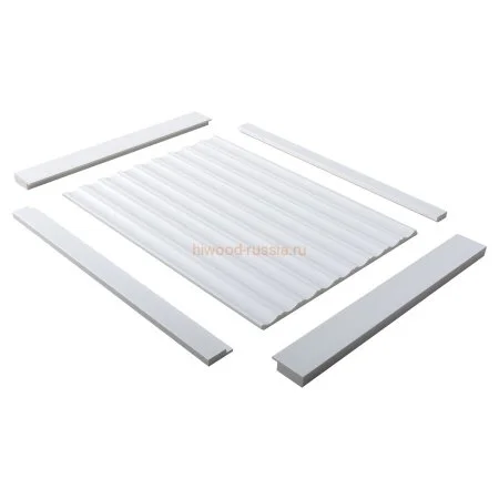 Финишный молдинг LF124A NP правый белый (42х12х2700мм) в Кемерово