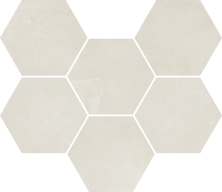 Керамогранит Italon Континуум Полар Мозаика Гексагон (Натуральная 25х29) в Кемерово