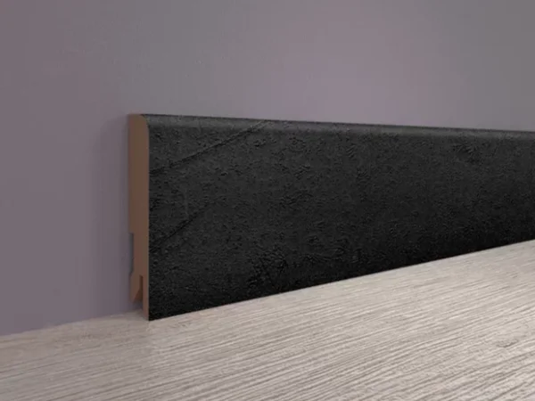 Плинтус MDF Bonkeel 24034 Чёрный Лофт (80х16х2400 мм) в Кемерово