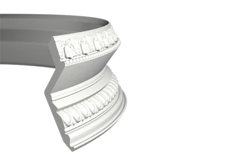 Карниз Европласт 1.50.137 гибкий 2,0 м в Кемерово