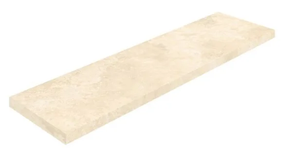 Керамогранит Coliseum Аурелия Уайт Ступень угловая левая (Натуральный, 33х120) в Кемерово