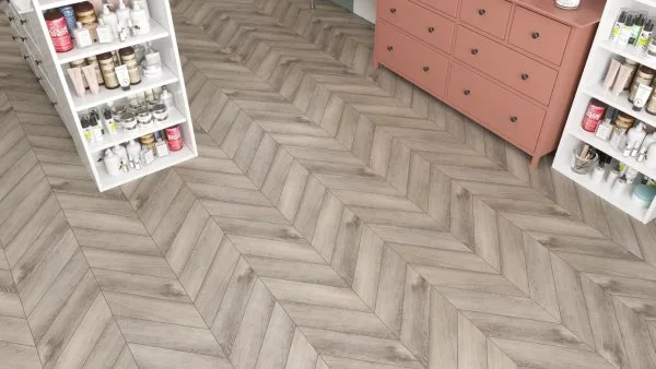Кварц-виниловая плитка Alpine Floor Chevron Дуб Исида ECO 20-8 (2,5 мм. 43 класс) в Кемерово