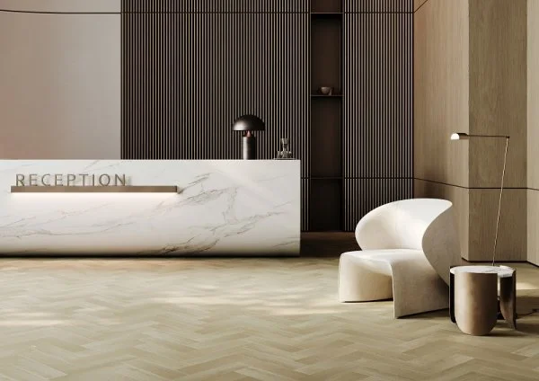 Кварц-виниловая плитка Fargo Herringbone 44-653-41 Дуб Атлантик в Кемерово