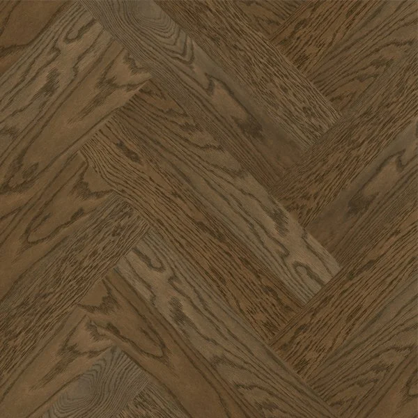 Паркетная доска Quartz Parquet Английская Ёлка Дуб Брауни 33-413 в Кемерово