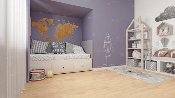 Каменно-полимерная плитка Alpine Floor Classic Дуб Ваниль Селект ECO 106-3, 4мм 43 класс в Кемерово