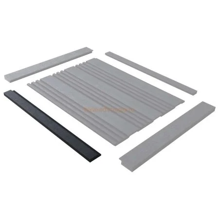 Финишный молдинг LF124A BK114K правый декорированный (42х12х2700мм) в Кемерово