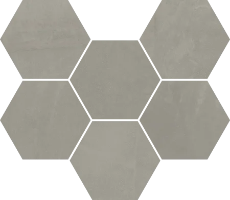Керамогранит Italon Континуум Айрон Мозаика Гексагон (Натуральная 25х29) в Кемерово