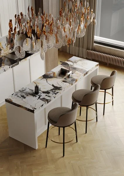 Кварц-виниловая плитка Fargo Herringbone 44-720-16 Дуб Копенгаген в Кемерово