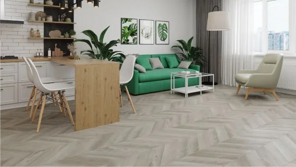 Кварц-виниловая плитка Alpine Floor Chevron Дуб Фантазия ECO 20-1 (2,5 мм. 43 класс) в Кемерово