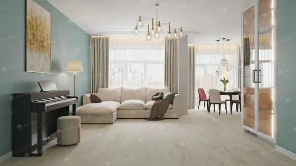 Каменно-полимерная плитка Alpine Floor Solo Модерато ECO 14-11, 3,5 мм 34 класс в Кемерово