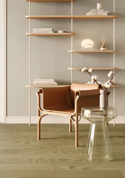 Паркетная доска Quartz Parquet Классик 5 мм Дуб Флэт Уайт 1258-55 в Кемерово