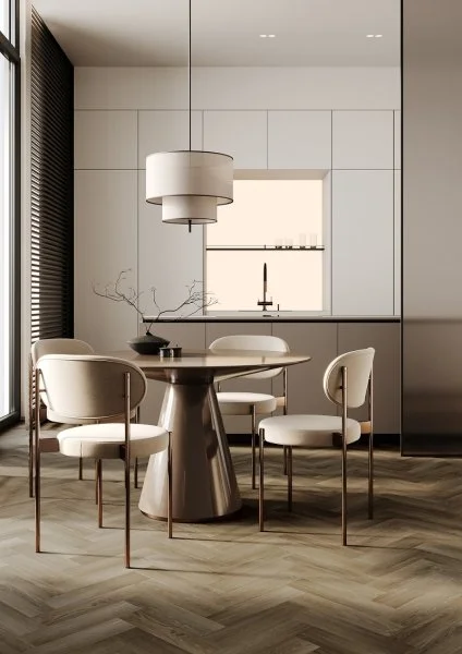 Кварц-виниловая плитка Fargo Herringbone 44-4105-12 Дуб Ванкувер (Градиент) в Кемерово