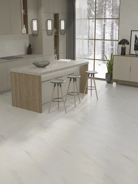 Ламинат Egger PRO 8/33 4V Large Aqua+ Мрамор Леванто белый EPL245 в Кемерово