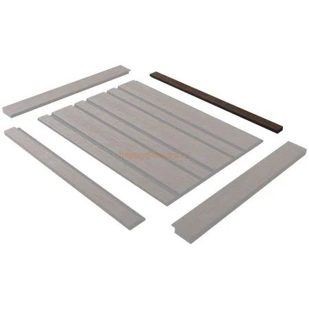 Финишный молдинг LF124B BR396K левый декорированный (31х12х2700мм) в Кемерово