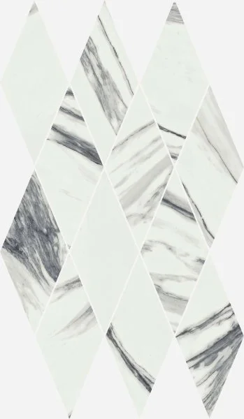 Керамогранит Italon Шарм Делюкс Статуарио Фантастико 28х48 мозаика Даймонд (Люкс) в Кемерово