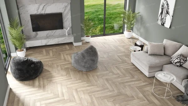 Кварц-виниловая плитка Alpine Floor Parquet Дуб Натуральный Отбеленный ЕСО 16-5 2.5 мм. 43 класс в Кемерово
