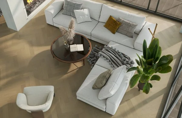 Паркетная доска Quartz Parquet Английская Ёлка Дуб Шампань 33-414 в Кемерово