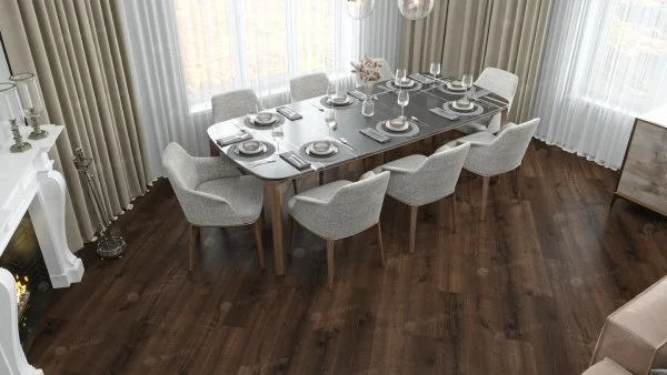 Каменно-полимерная плитка Alpine Floor Real Wood Дуб Мокка ECO 2-2, 6 мм 43 класс в Кемерово
