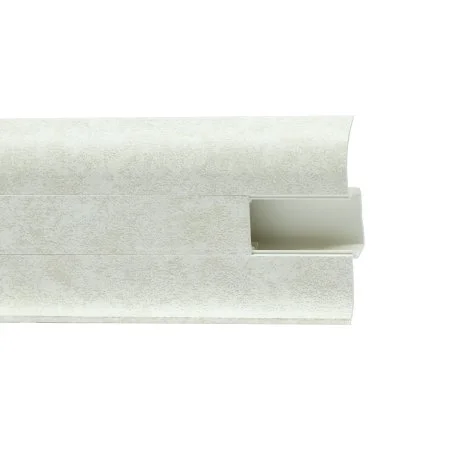 Пластиковый плинтус Royce №860 Белый Кварц (58х22х2200мм) в Кемерово