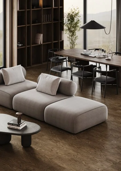 Паркетная доска Quartz Parquet Штучный паркет Дуб Брауни 44-413 в Кемерово