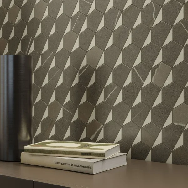 Керамогранит Italon Метрополис Мозаика Гексакон Ворм 25.4x31 (Натуральная) в Кемерово