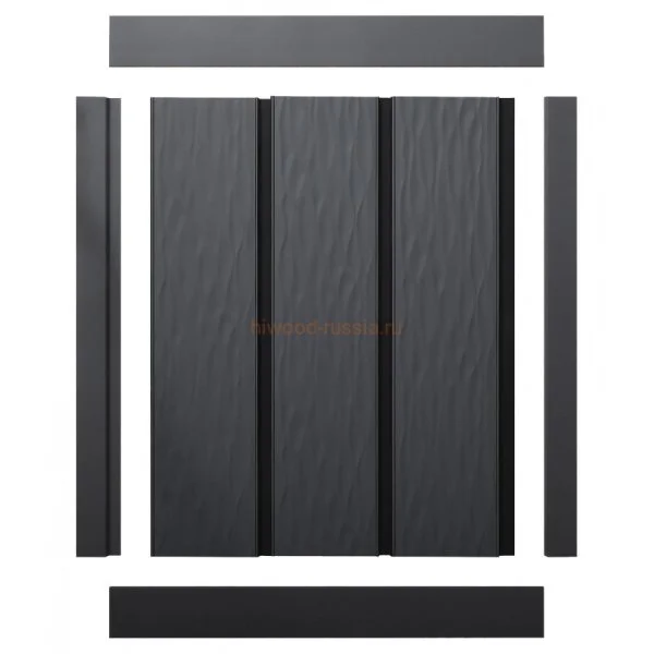 Финишный молдинг LF124A GR15K правый декорированный (42х12х2700мм) в Кемерово